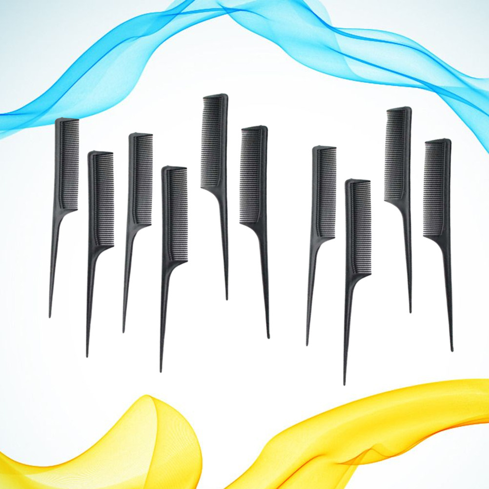 Hair Care In Salon - 10Pcs Professional Hair Cutting Comb ABS