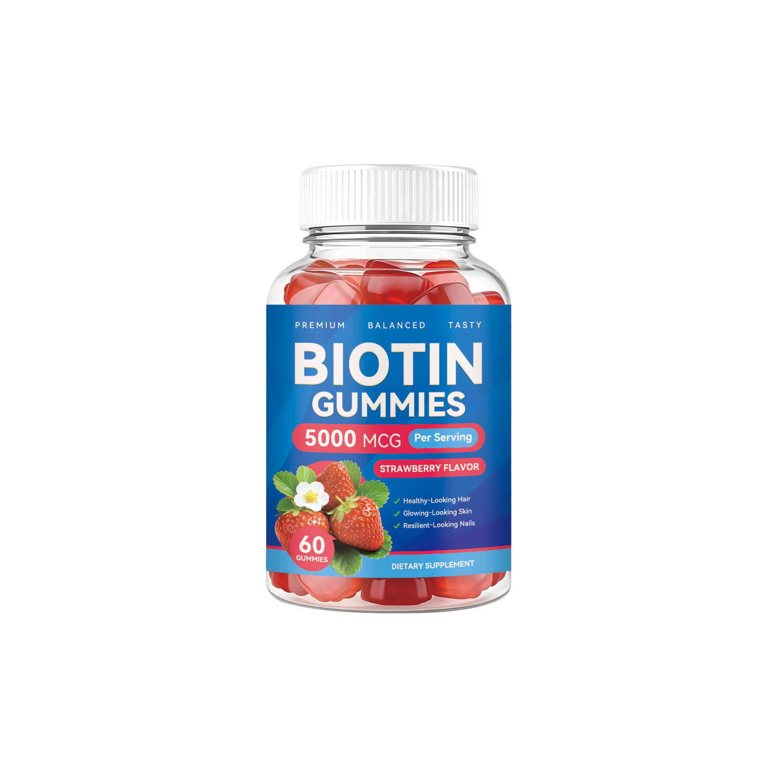 Hair Care Gummies - Biotin Gummies, Care for Hair, Skin,