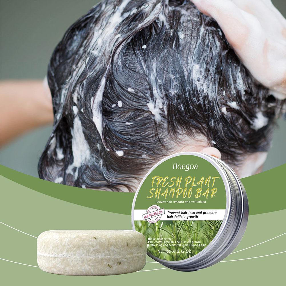Hair Care Natural Ingredients - 60g Rosemary Shampoo Soap Fresh Plant