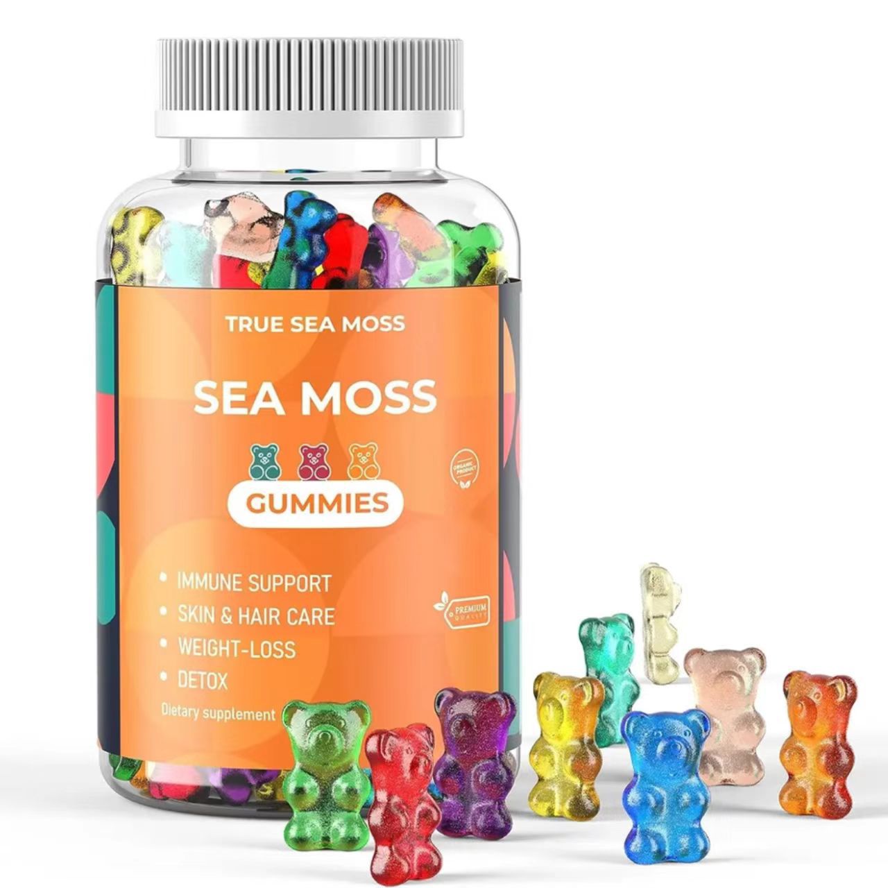 Hair Care Gummies - Sea Moss Gummies Immune Support Skin