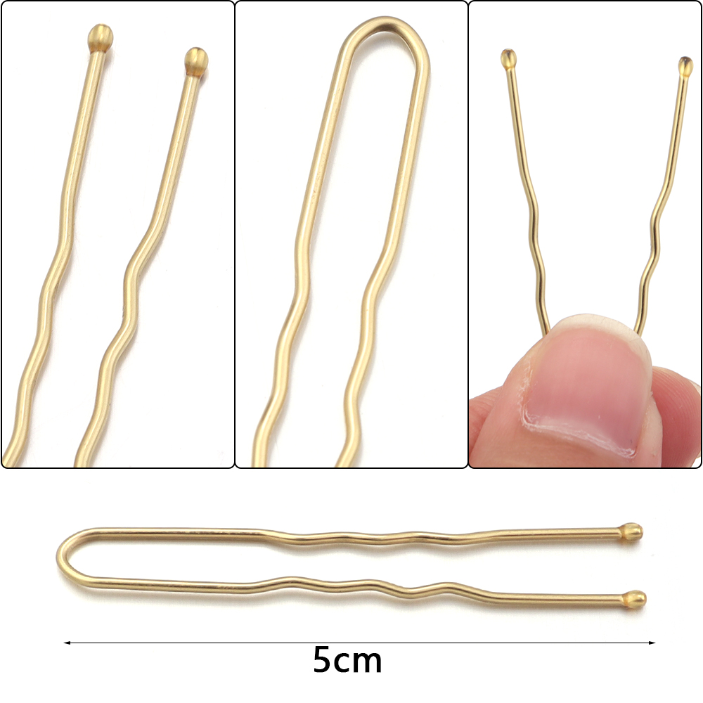 50Pcs Women Girls U Shaped Hai - Bobby Pin Bulk 评论和价格