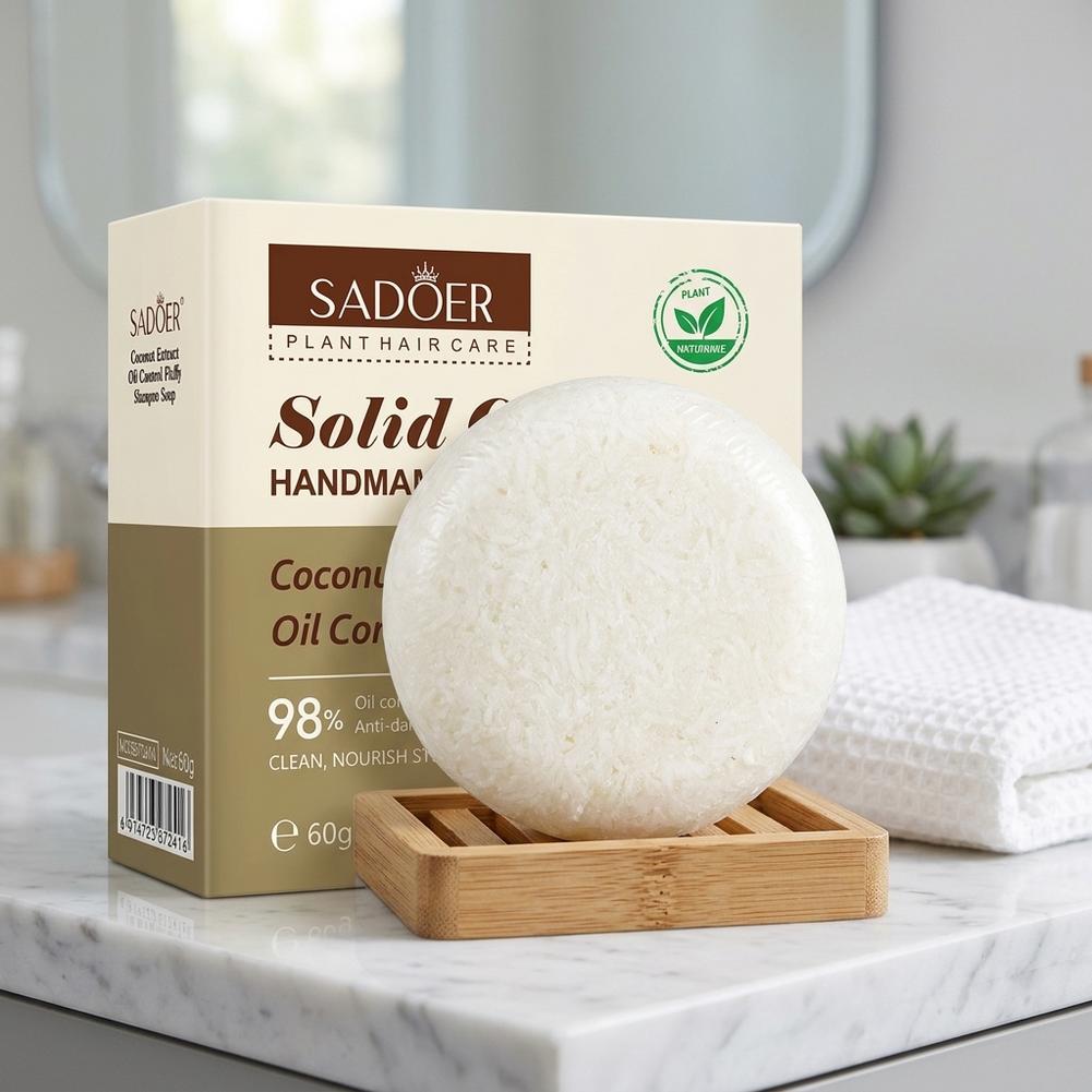 SADOER 60g Coconut Shampoo Her - Hair Care Herbal Products 评论和价格