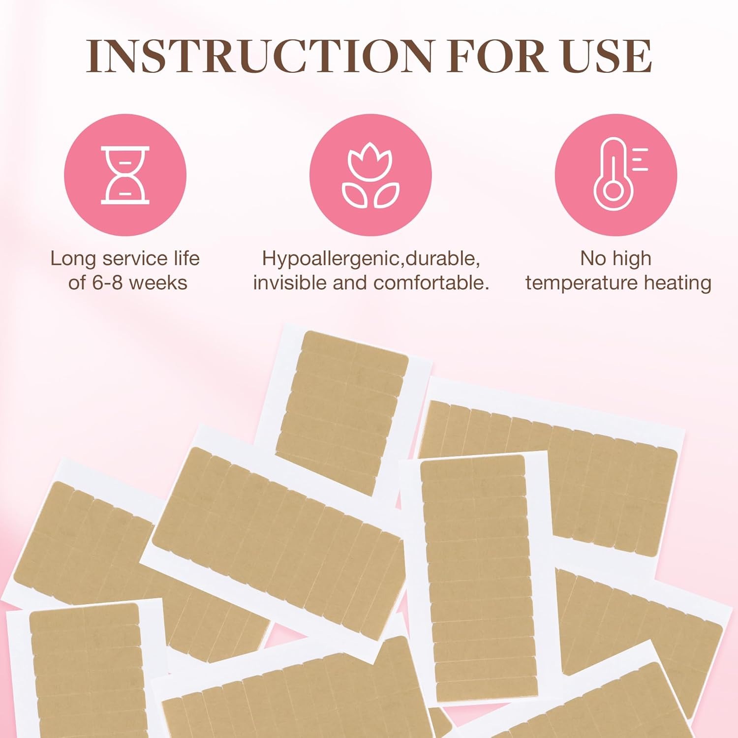 72Tabs(6sheets）Hair Extension  - Hair Extension Tape In 评论和价格