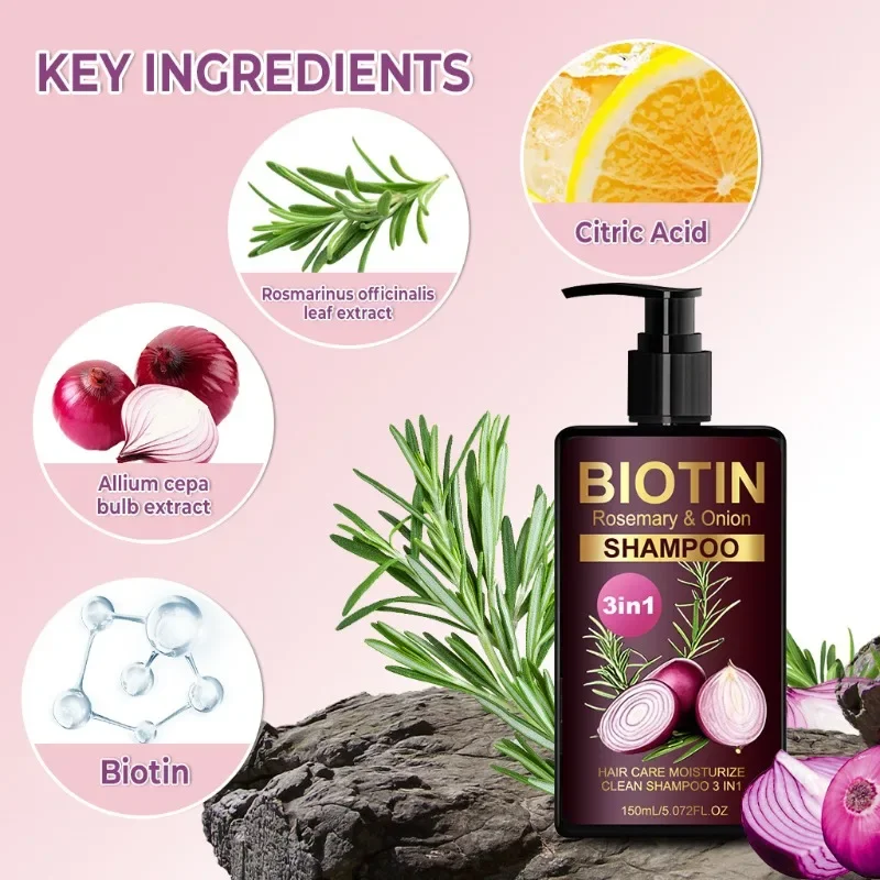 150ml BIOTIN Rosemary & Onion  - Hair Care Natural Ingredients 评论和价格
