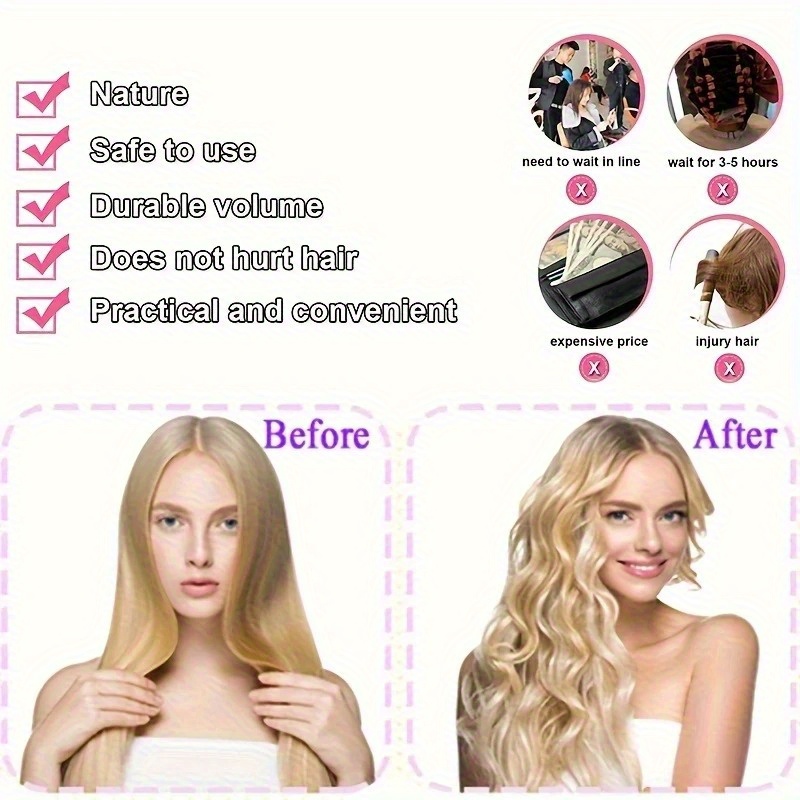 10/30pcs Mushroom Hair Curlers - Hair Care Formulation 评论和价格