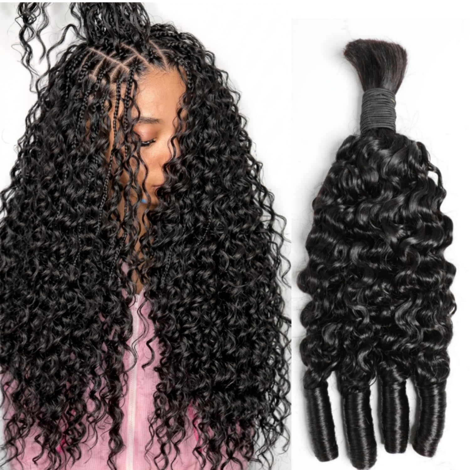 Human Braiding Hair For Boho B - Hair Care Formulation 评论和价格