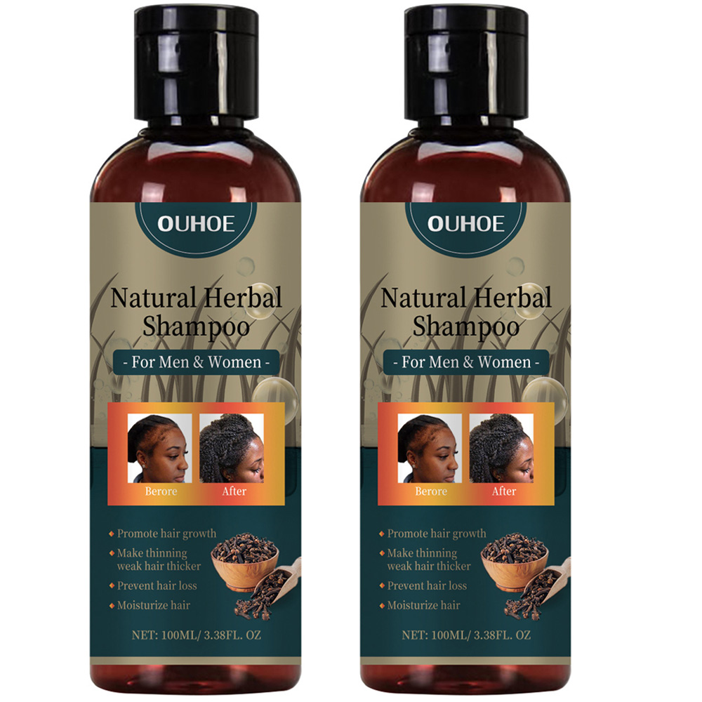 2pcsx100ml Hair Growth Shampoo - Hair Care Natural Ingredients 评论和价格