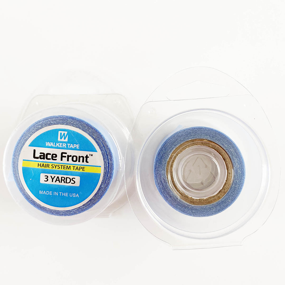 1 Roll 3 Yard Blue Lace Front  - Hair Extension Tape In 评论和价格