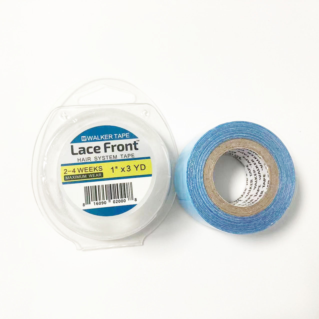 1 Roll 3 Yard Blue Lace Front  - Hair Extension Tape In 评论和价格