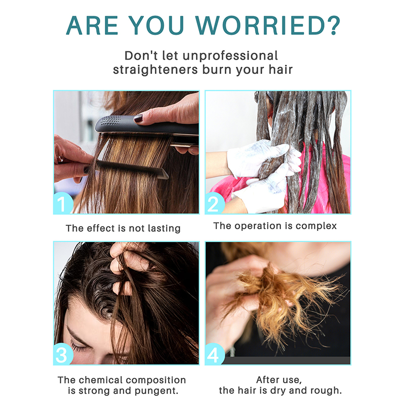 5PCS Professional Keratin Smoo - Hair Care Natural Ingredients 评论和价格