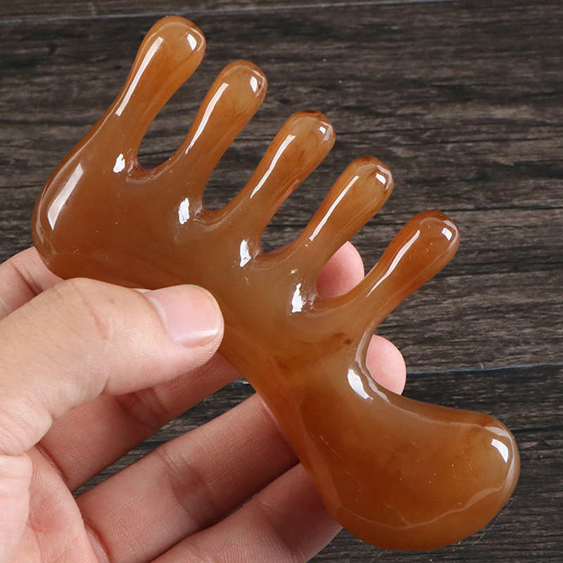 Natural Ox Horn Gua Sha Tools  - Hair Care Nature 评论和价格