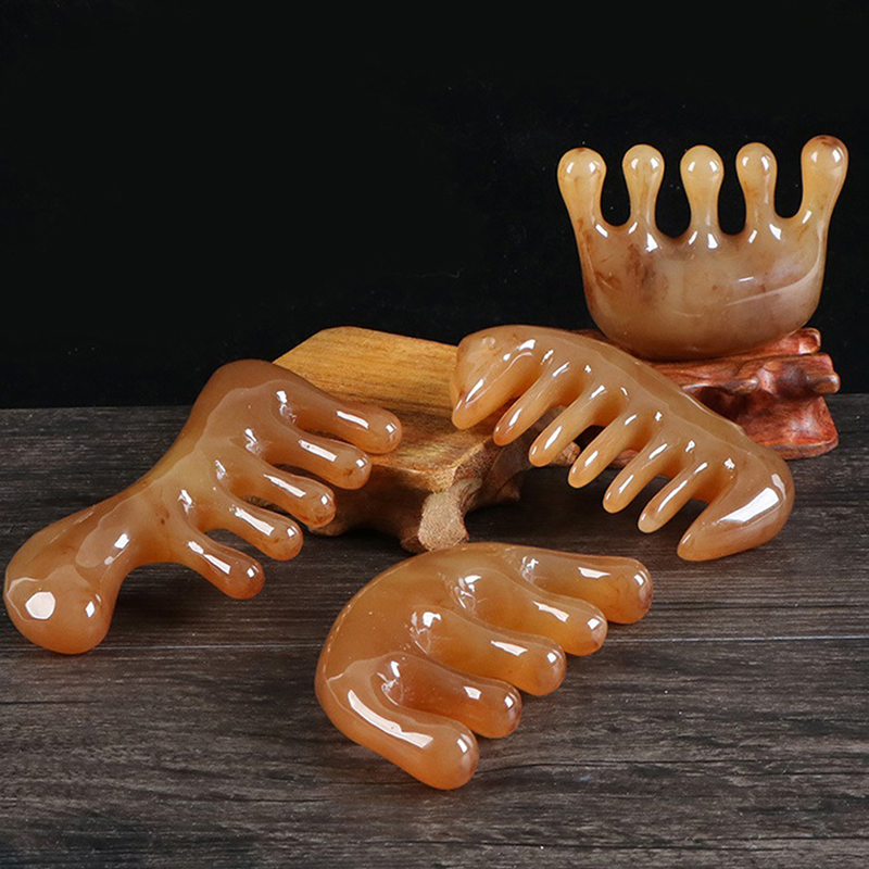 Natural Ox Horn Gua Sha Tools  - Hair Care Nature 评论和价格