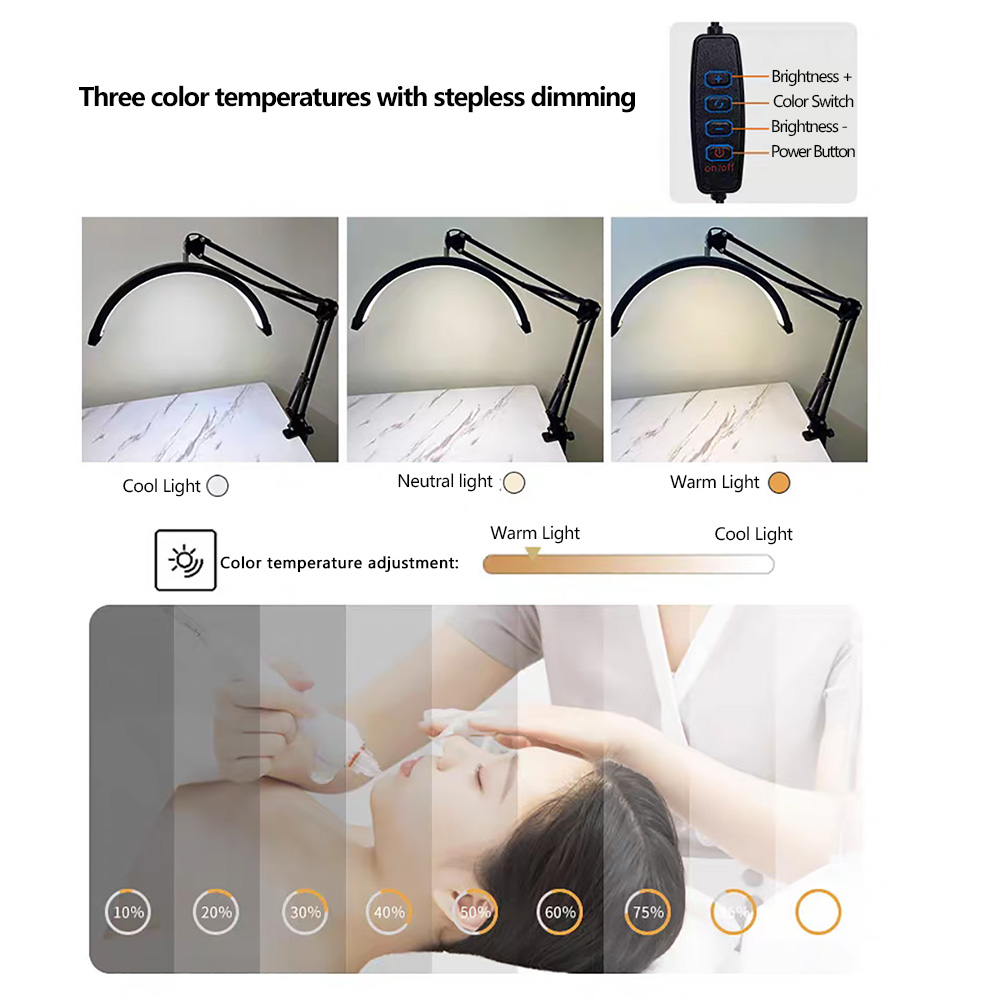 Clamp-on Fill Light Adjustable - Hair Care In Salon 评论和价格