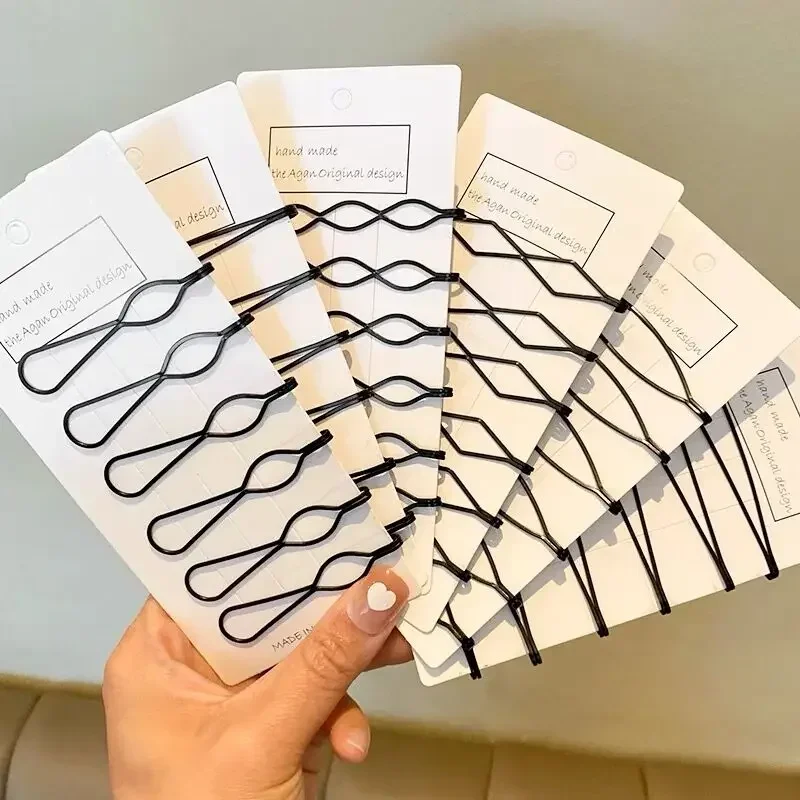 3/24pcs Black Simple Bobby Hai - Bobby Pin Bulk 评论和价格