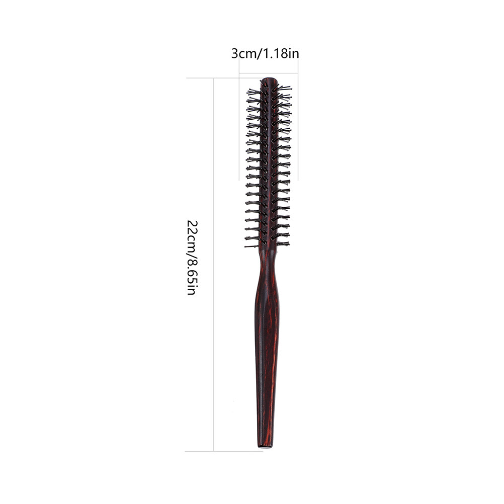 2Pcs Wood Round Hair Brush Cur - Hair Care In Salon 评论和价格