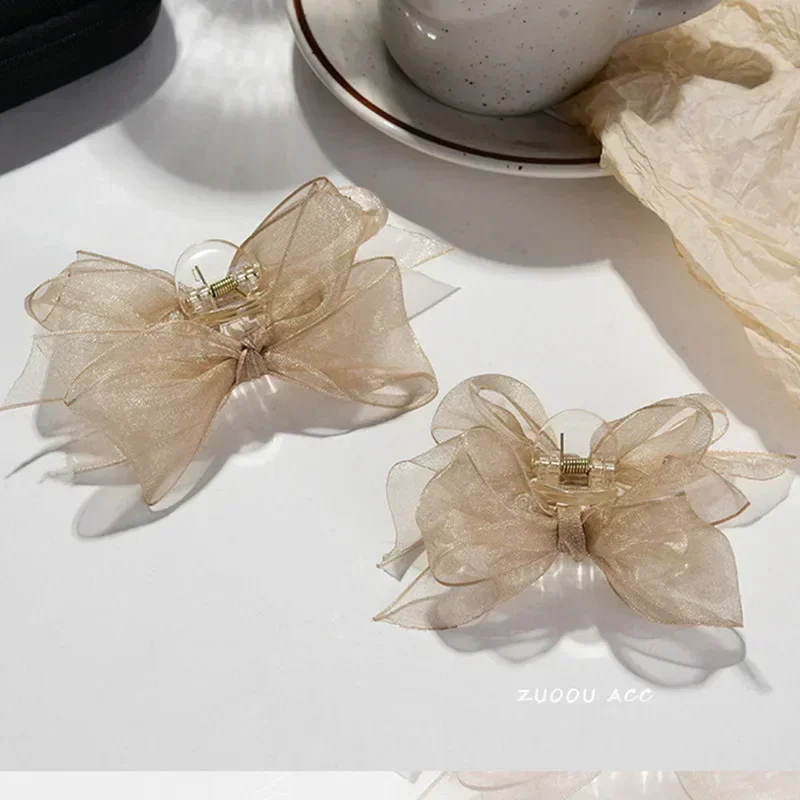 2pcs Black Matte Bowknot Mesh  - Bobby Pin Bulk 评论和价格
