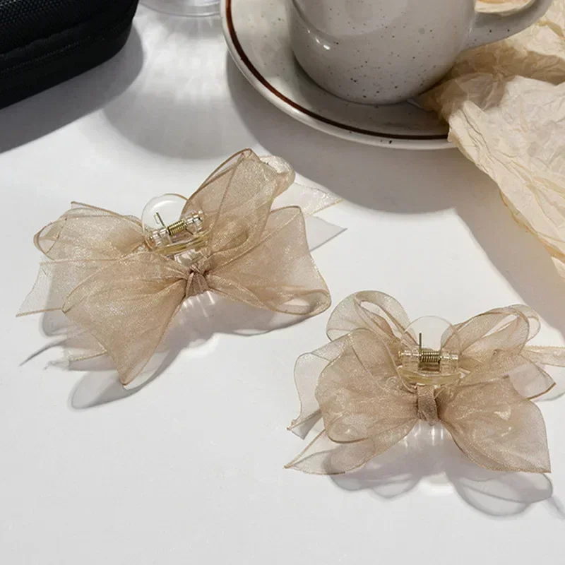 2pcs Black Matte Bowknot Mesh  - Bobby Pin Bulk 评论和价格