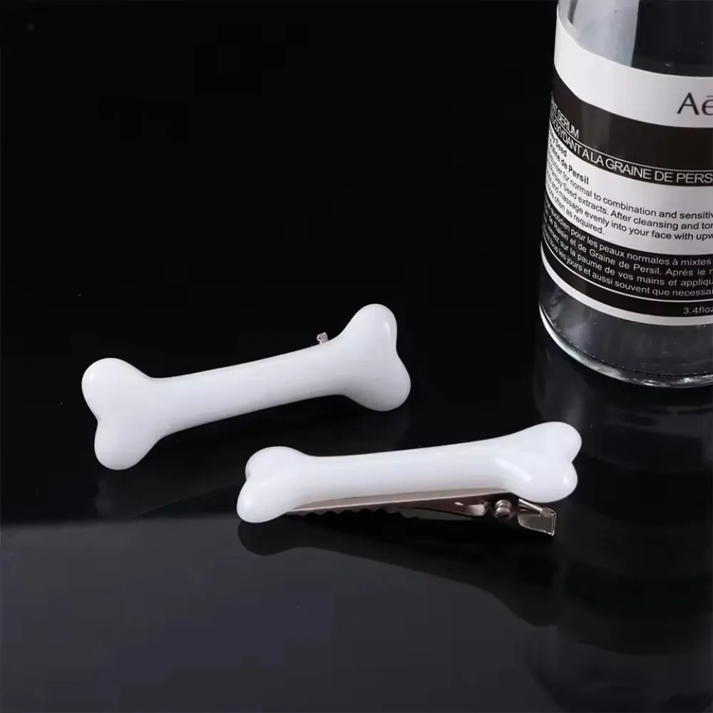 Y2K  White Bone Hair Clip Cute - Bobby Pin Bulk 评论和价格