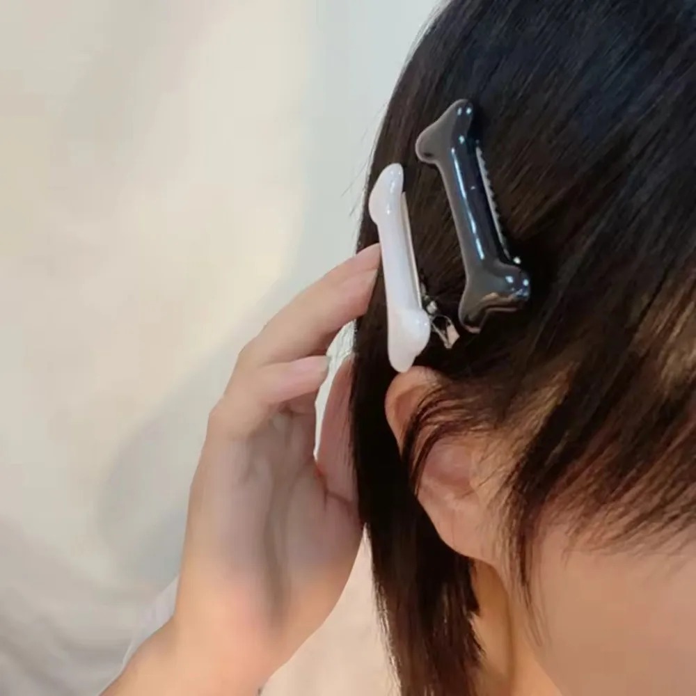 Y2K  White Bone Hair Clip Cute - Bobby Pin Bulk 评论和价格