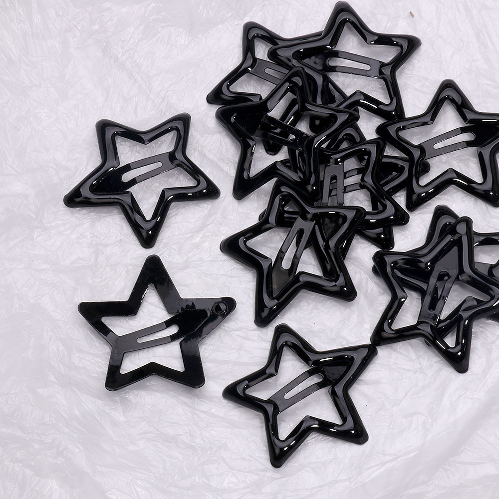 Y2K Girls Black and Grey Star  - Bobby Pin Bulk 评论和价格