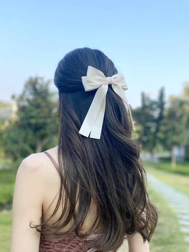 Korea Elegant Long Ribbon Bow  - Bobby Pin Bulk 评论和价格