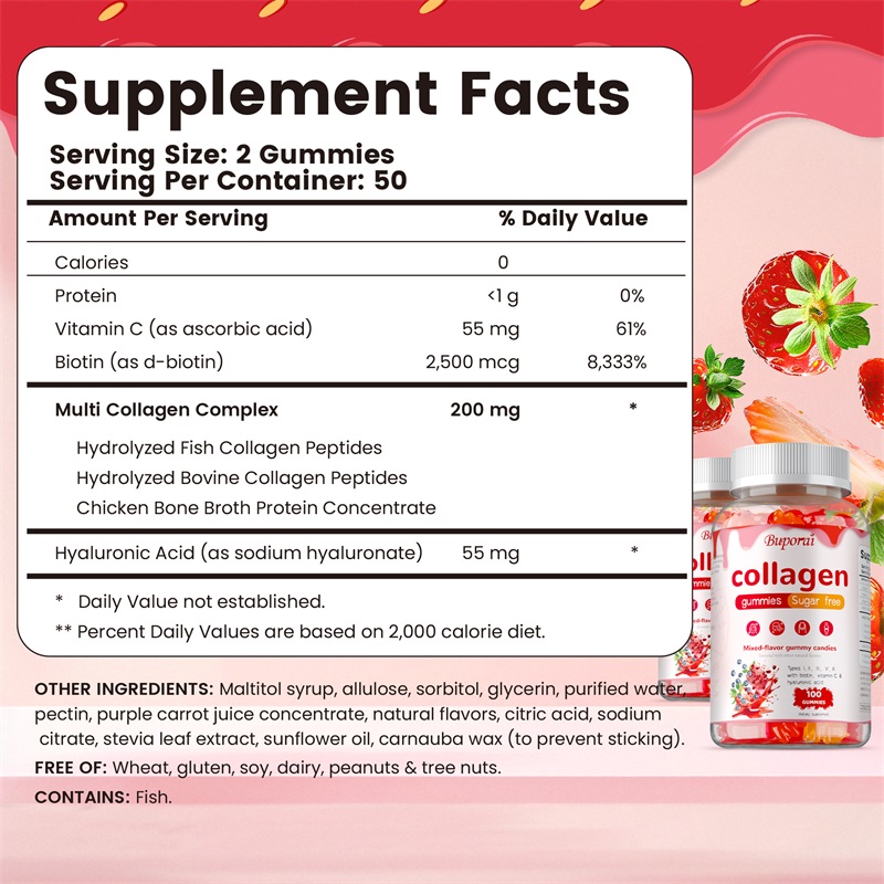 Multi Collagen Gummies - with  - Hair Care Gummies 评论和价格