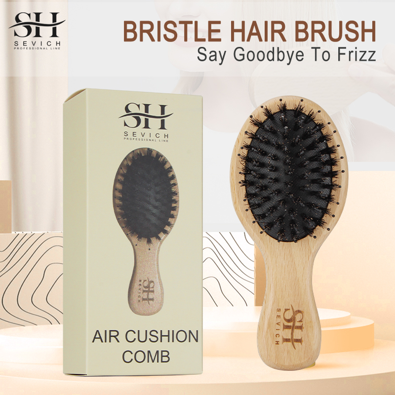 Natural Boar Bristle Hair Fluf - Hair Care In Salon 评论和价格