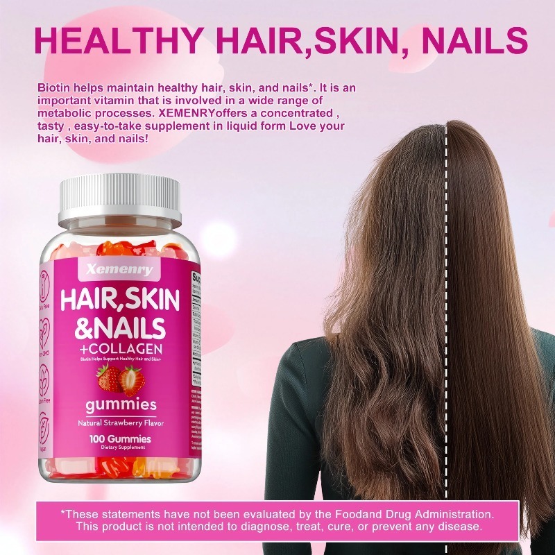 Hair, Skin & Nails Gummies - P - Hair Care Gummies 评论和价格