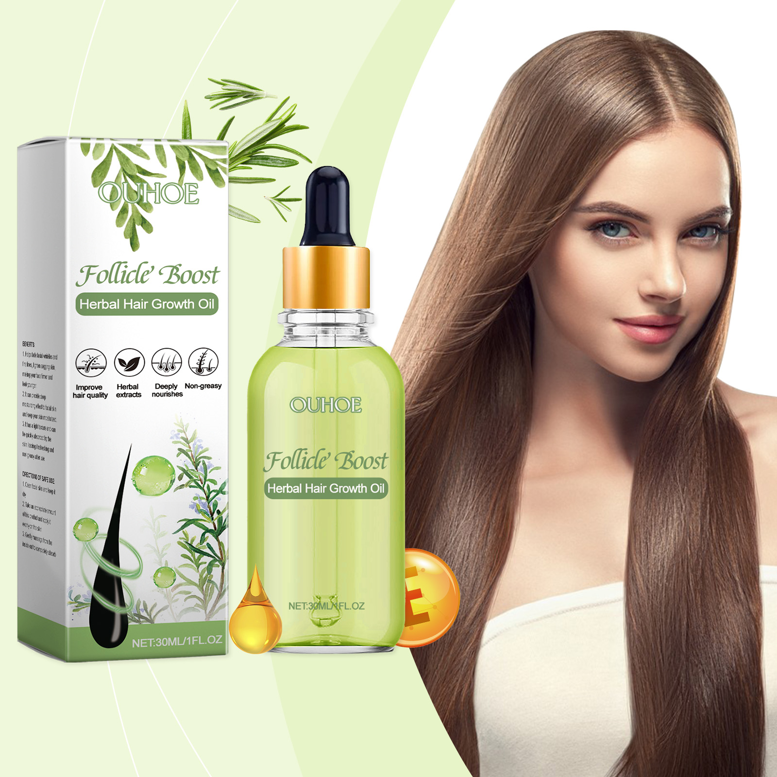 Herbal Hair Growth Oil Repairi - Hair Care Herbal Products 评论和价格