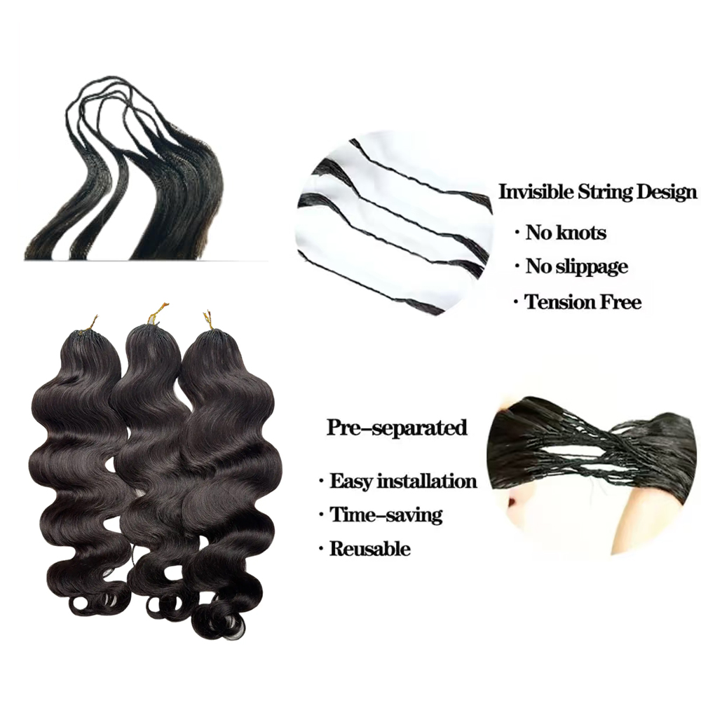 Knotless Pre Separated 100% Hu - Hair Care Formulation 评论和价格