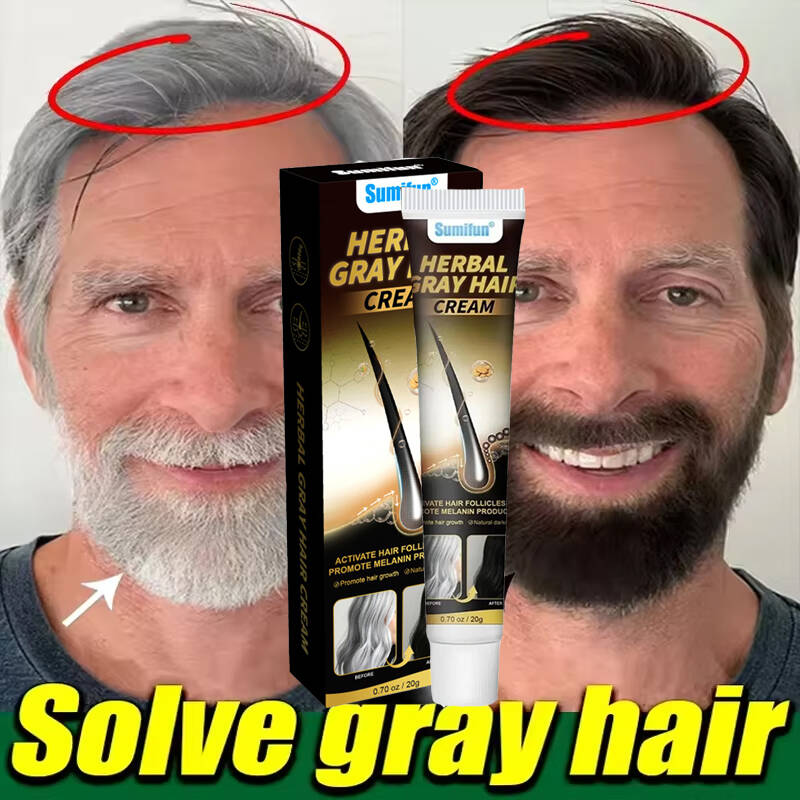 Herbal Anti-grey Hair Treatmen - Hair Care Herbal Products 评论和价格