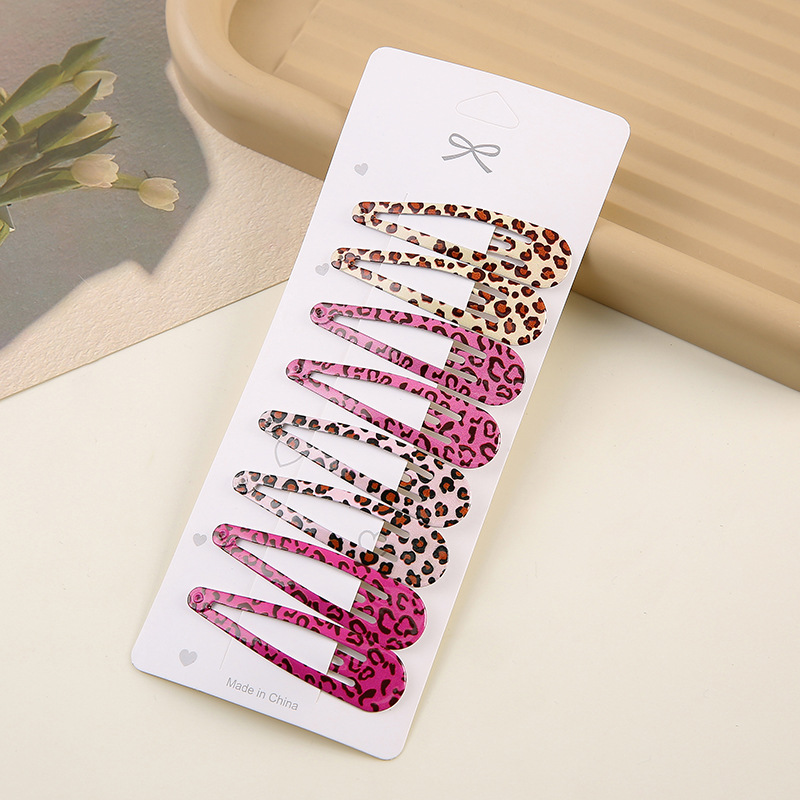 Simple Leopard Print Hairpins  - Bobby Pin Bulk 评论和价格