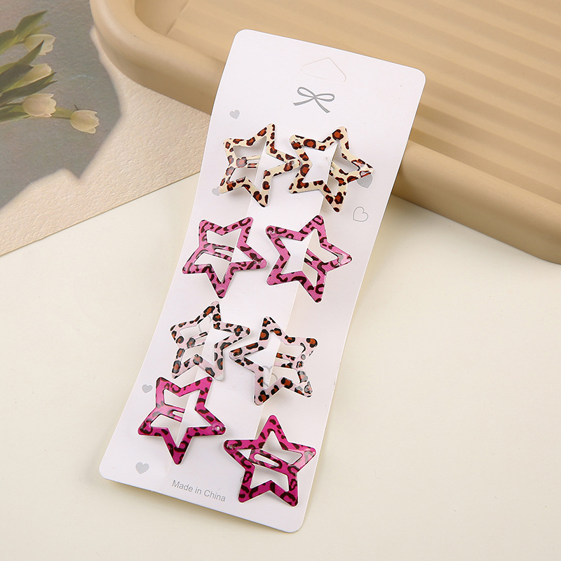 Simple Leopard Print Hairpins  - Bobby Pin Bulk 评论和价格