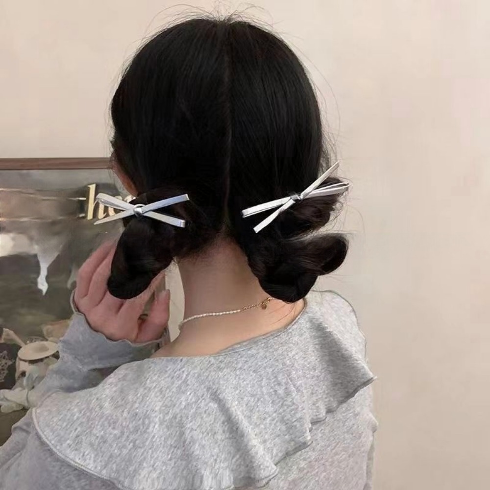 2/6pcs Korean Style PU Leather - Bobby Pin Bulk 评论和价格