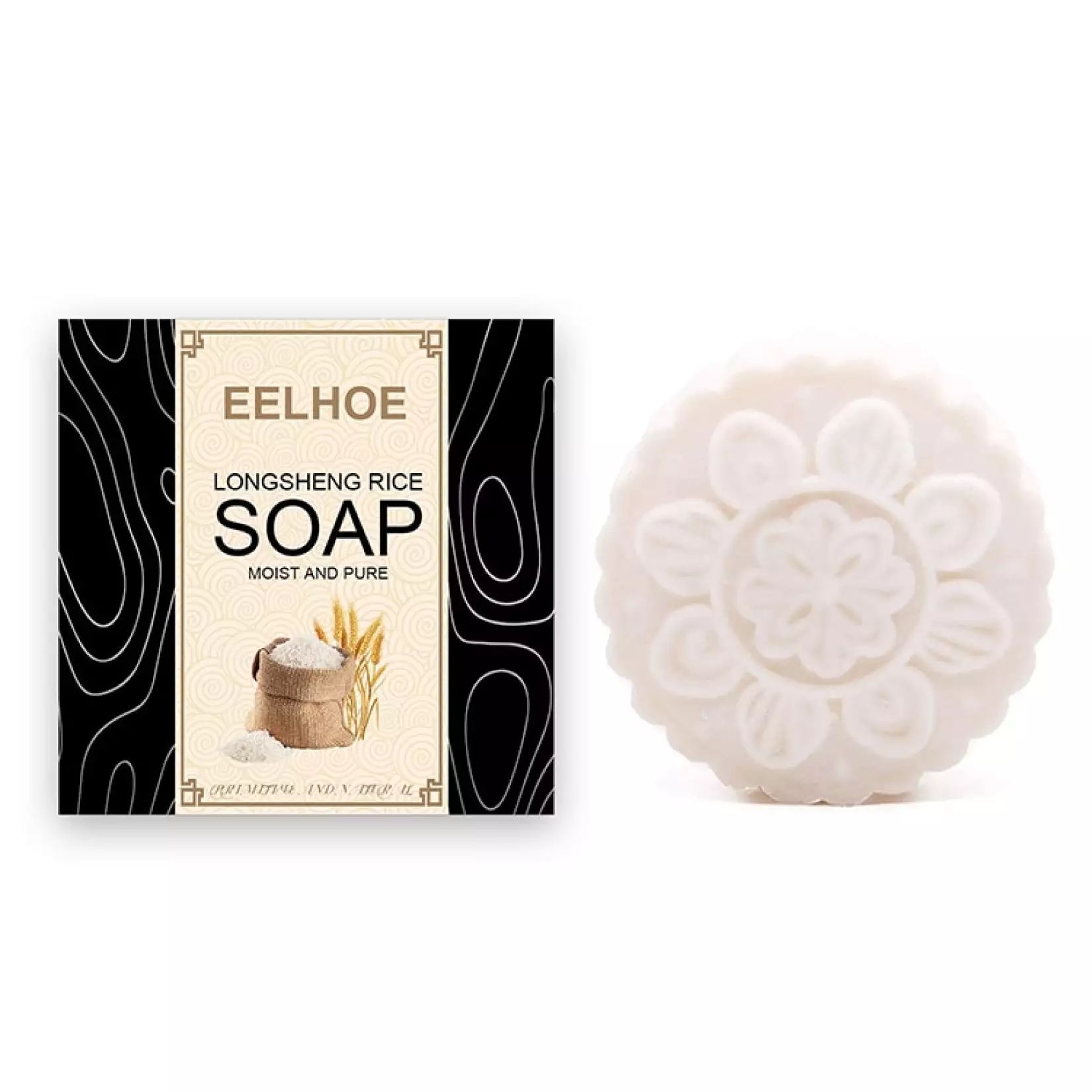 EELHOE Rice Soap Shampoo Handc - Hair Care Natural Ingredients 评论和价格