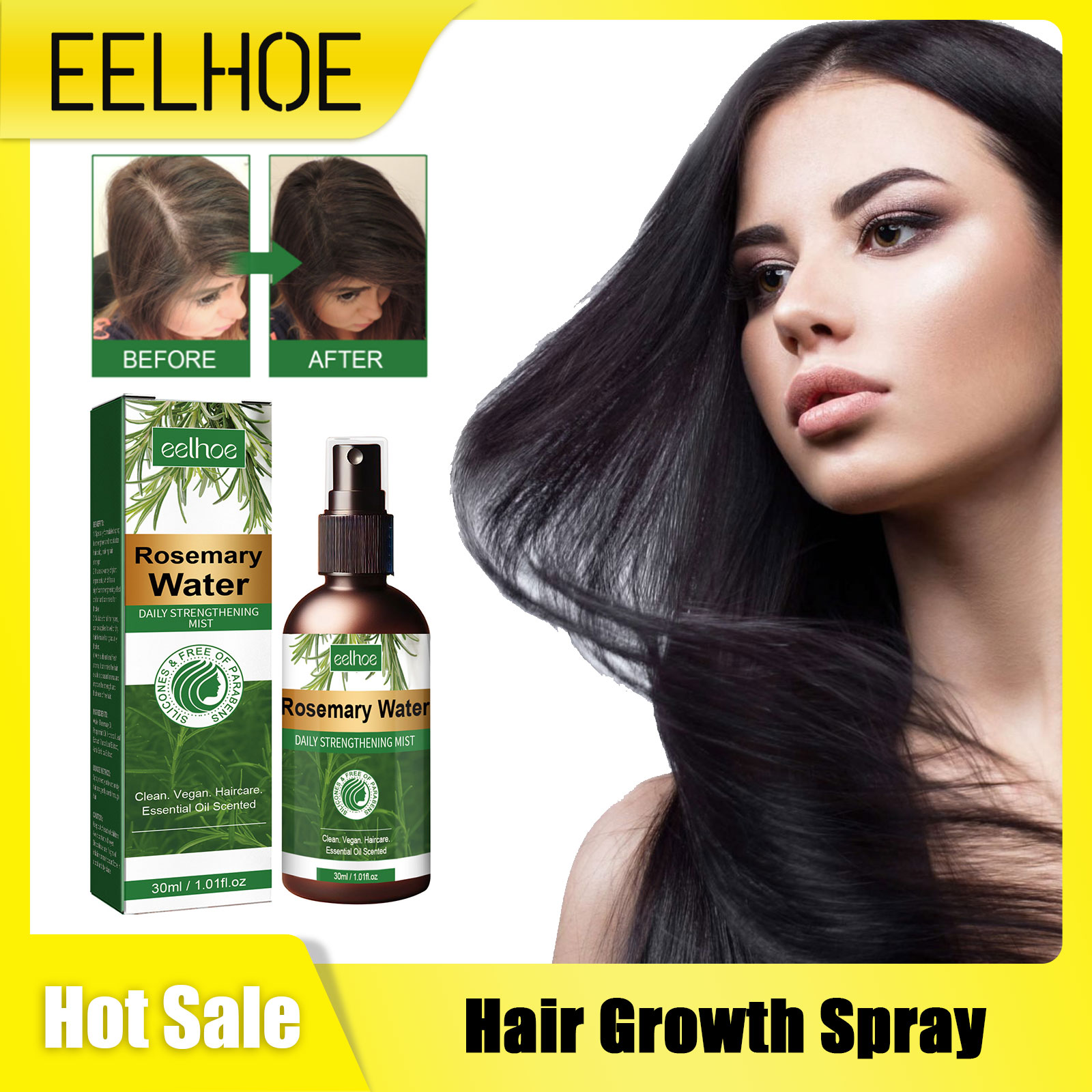 Rosemary Spray for Hair Nouris - Hair Care Nature 评论和价格